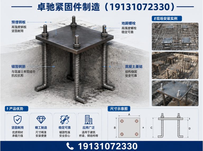 鸡泽县地脚螺栓展示图